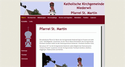 Desktop Screenshot of kath-niederwil.ch