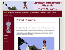 Tablet Screenshot of kath-niederwil.ch